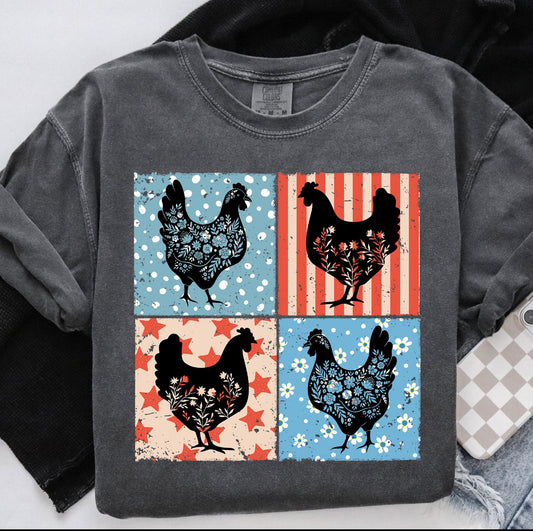 Red, White, Cluck