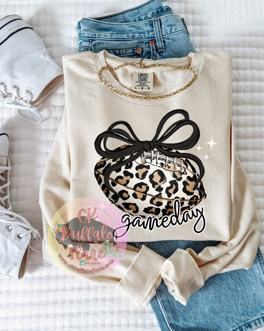 Leopard game day (choose your color shirt)