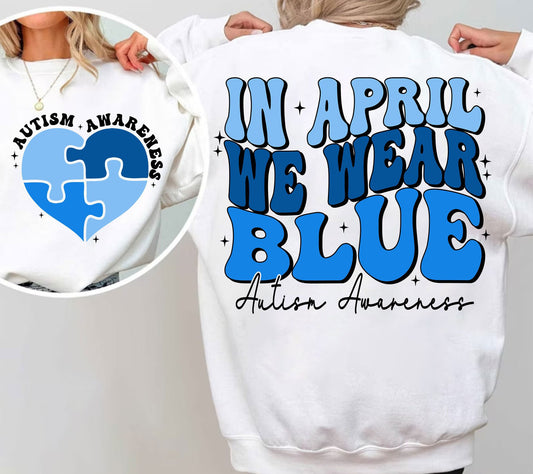 In April, we wear blue