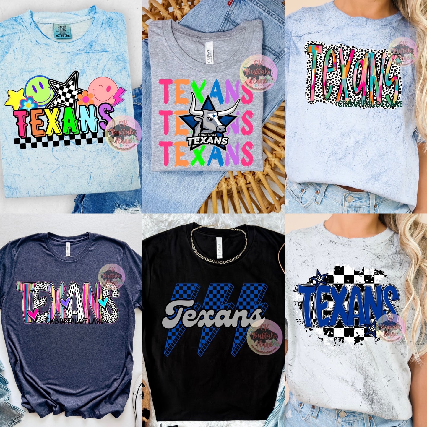 Lone Star Texans (multiple designs)