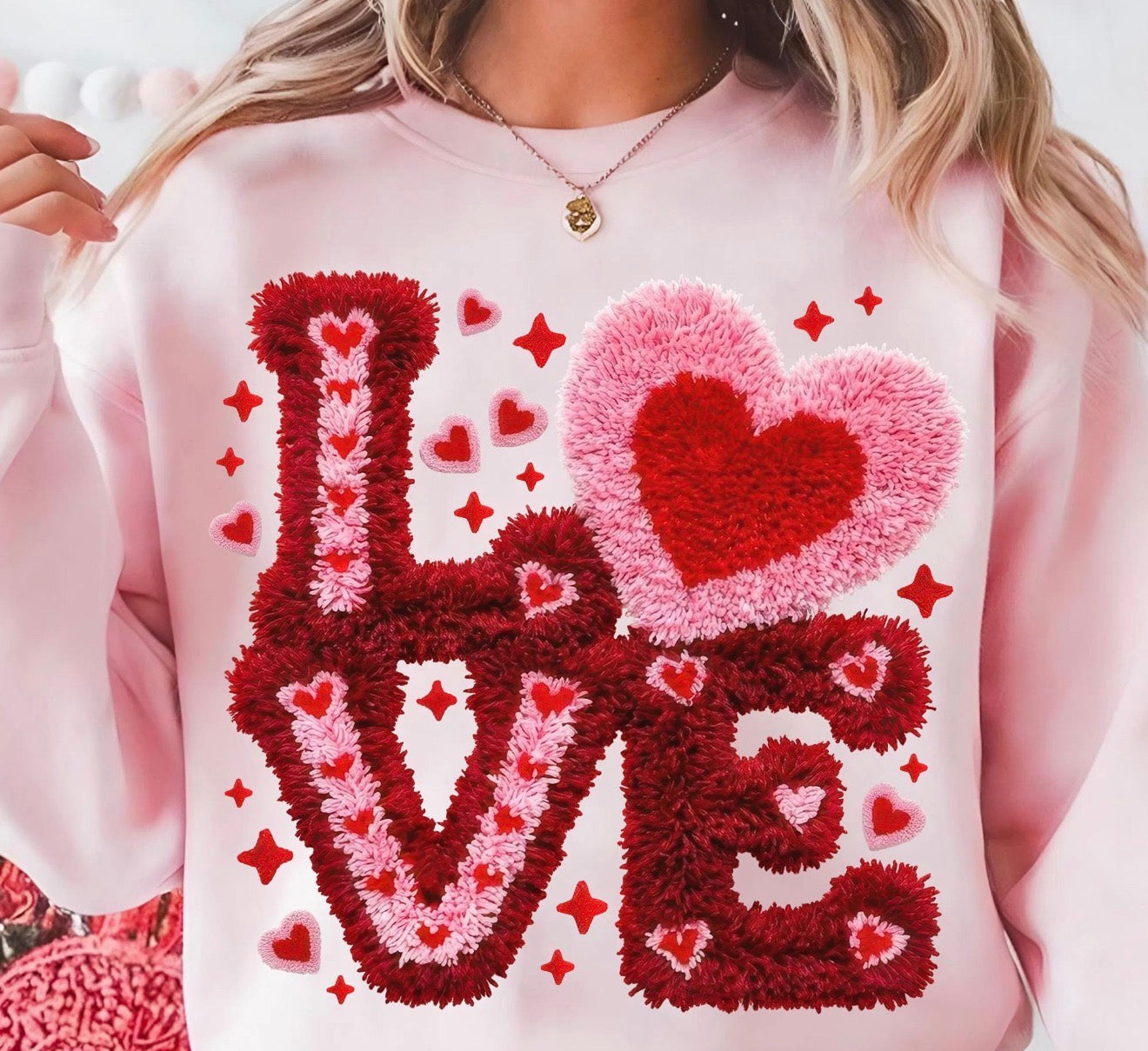 Love (faux crochet)