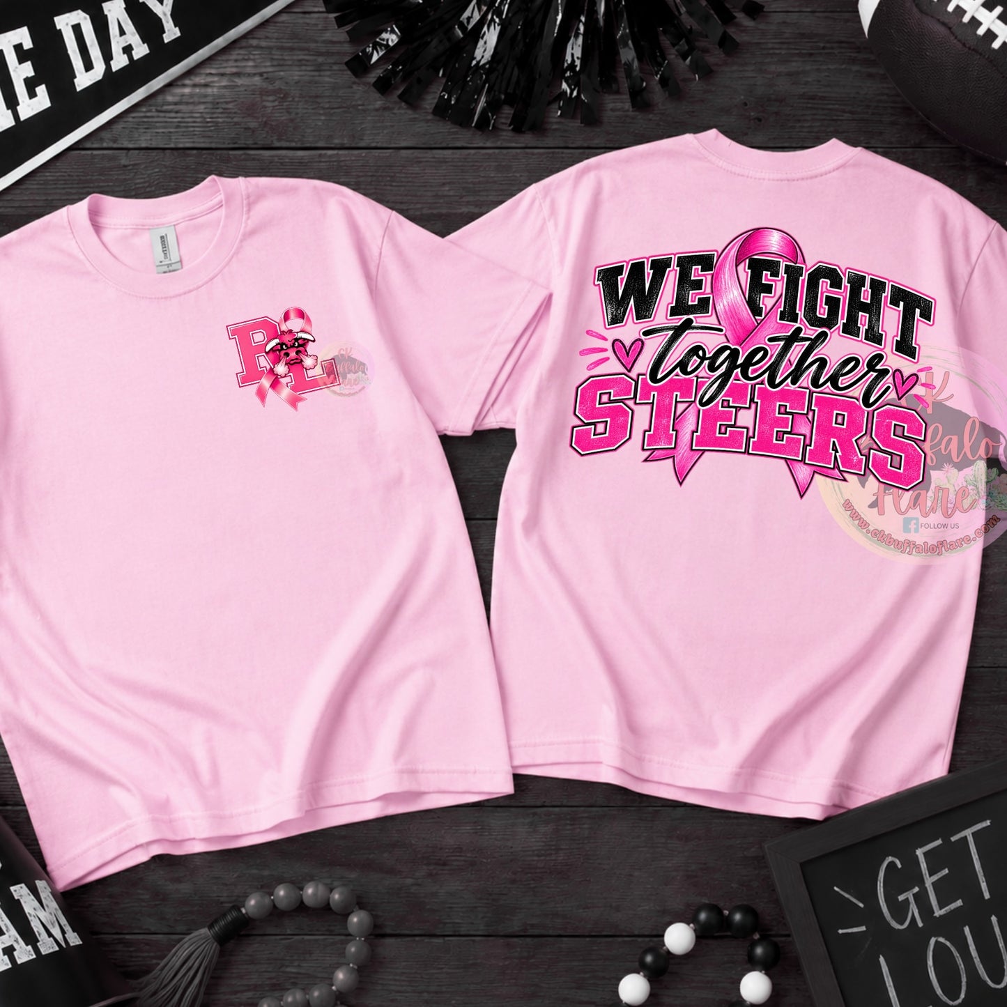 ROBERT LEE STEERS FRONT/BACK DESIGN