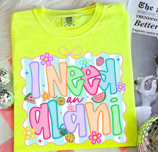 I need an a.l.a.n.i
