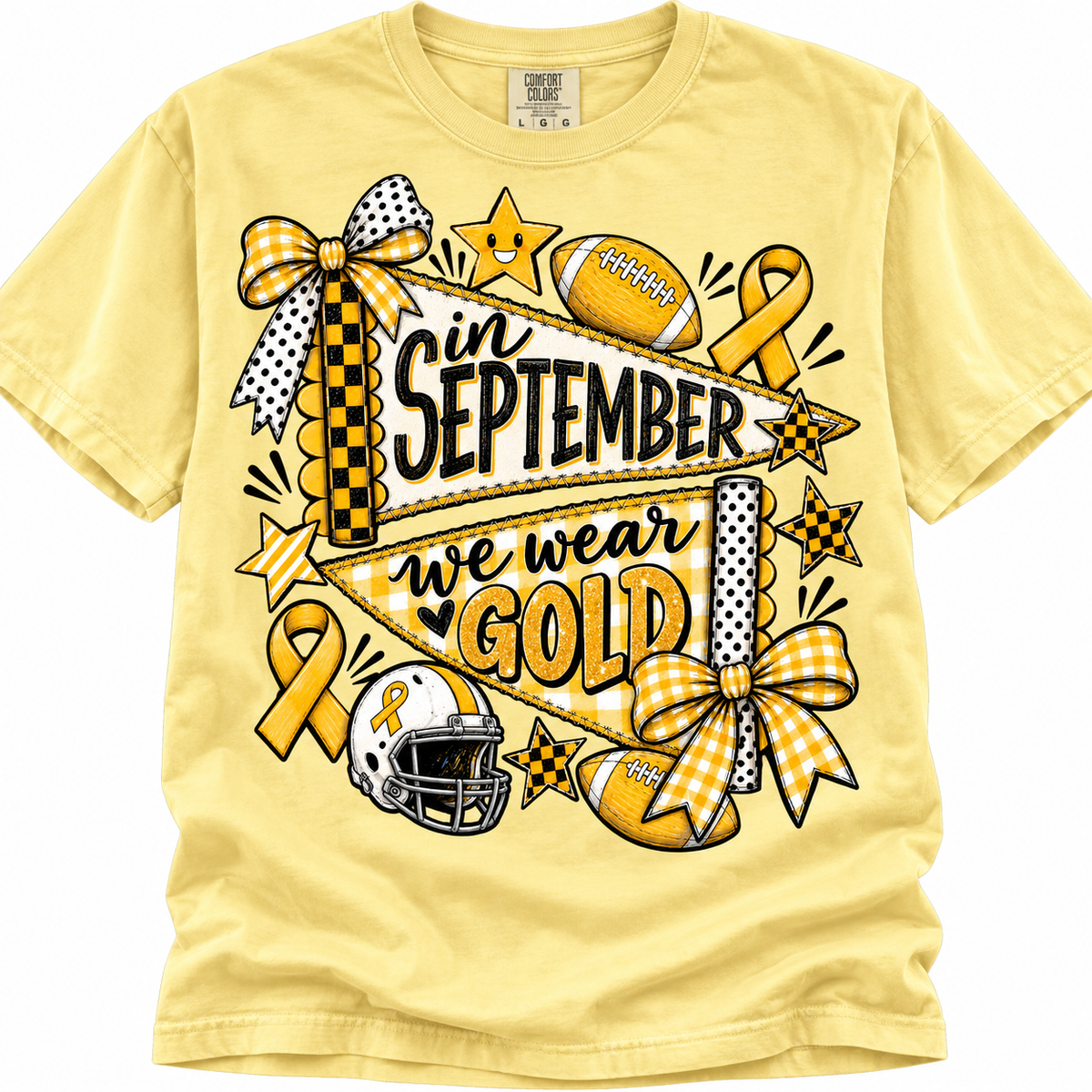 September we wear gold