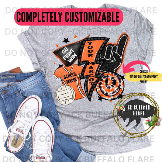 Orange & Black Medley