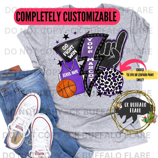 Purple & Black Medley