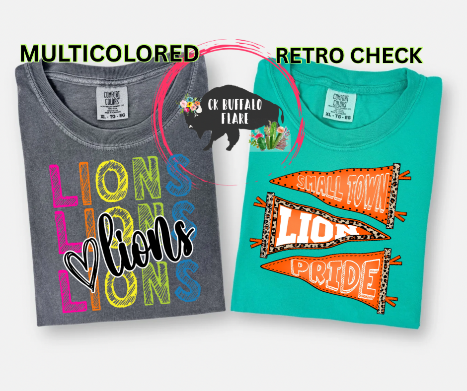 LIONS (Multiple designs)