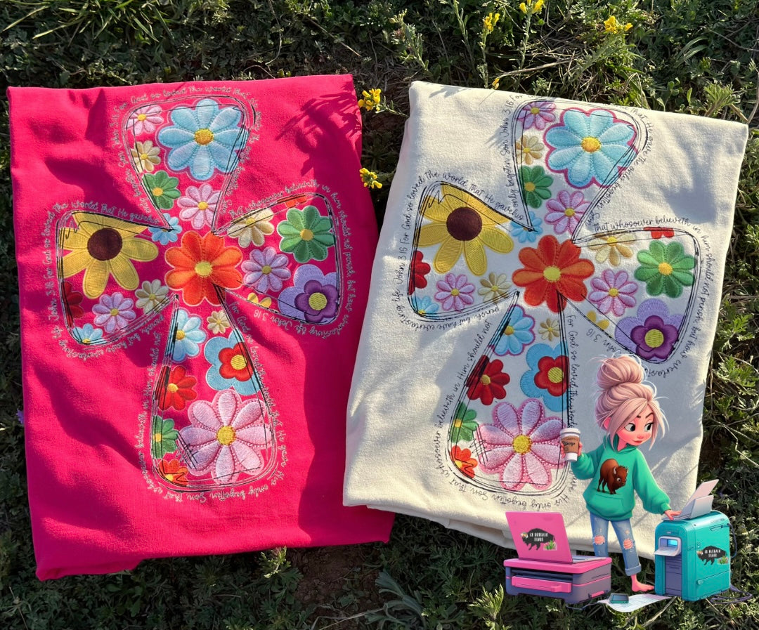 Floral Cross