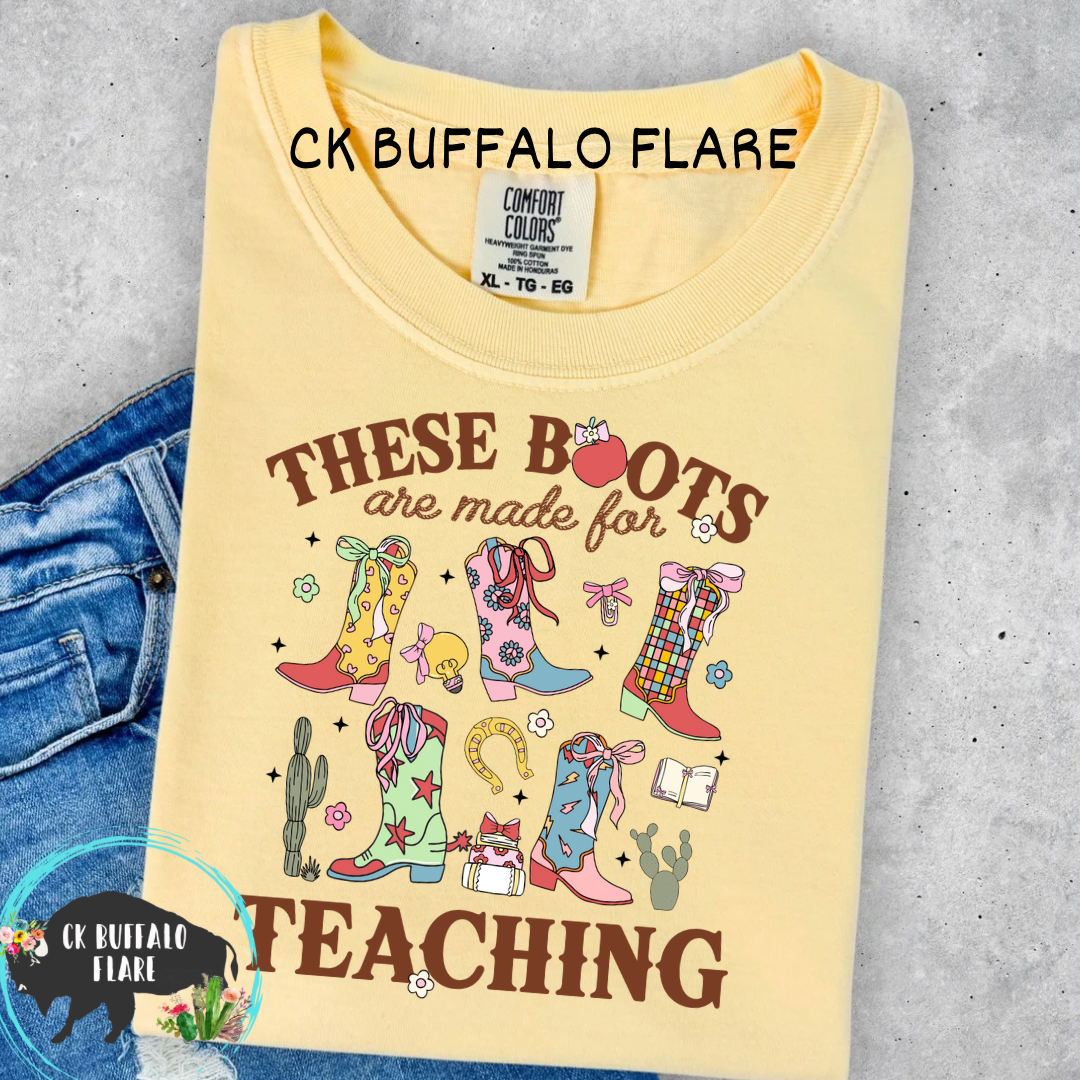 These boots are made for Teaching