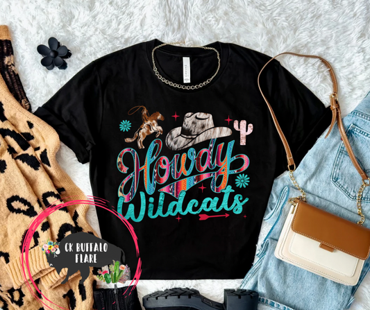 Howdy Wildcats serape