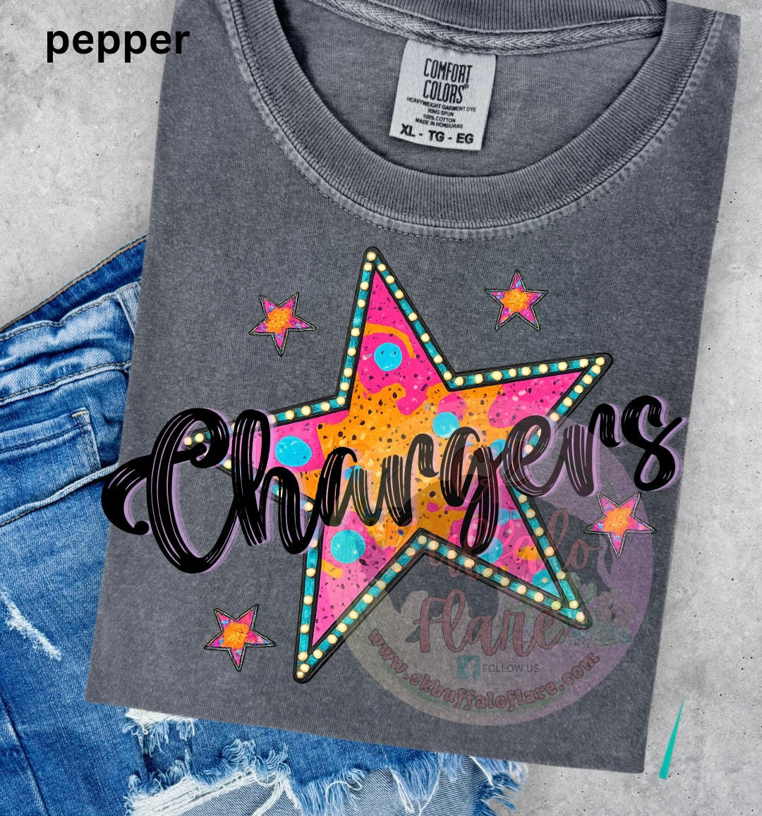Funky Star- Choose YOUR OWN TITLE