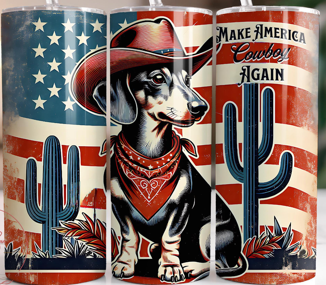 Americana cowboy pup