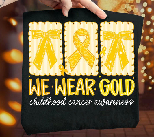 September we wear Gold