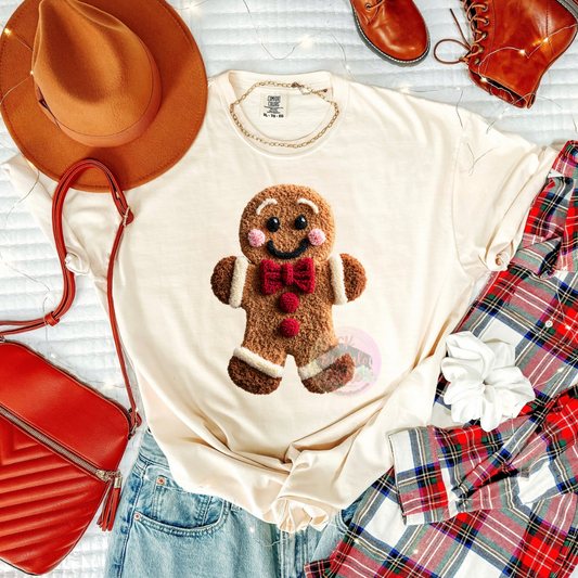 Gingerbread Man (faux yarn)