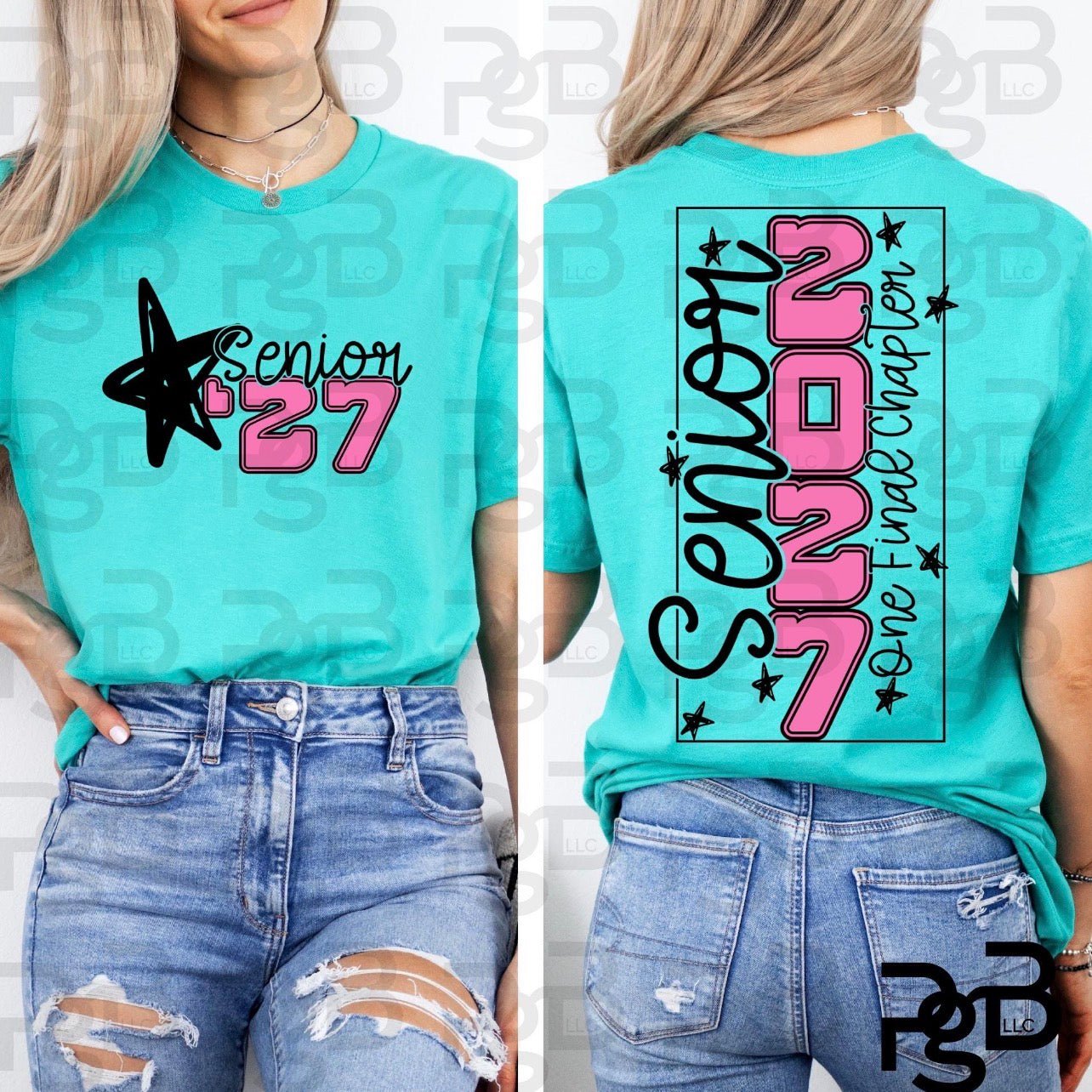 Senior 2027 front and back design