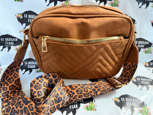 Wide Strap CK Crossbody (Carmel strap #1)