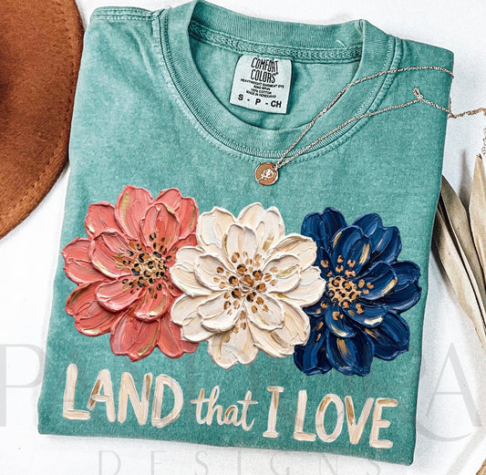 Land I love florals