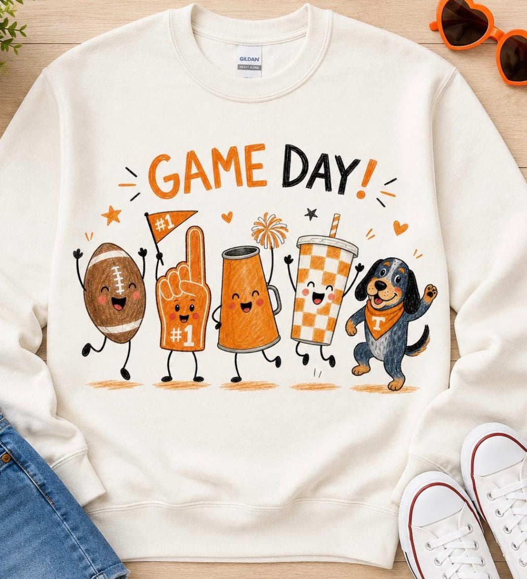 Game Day Orange & White