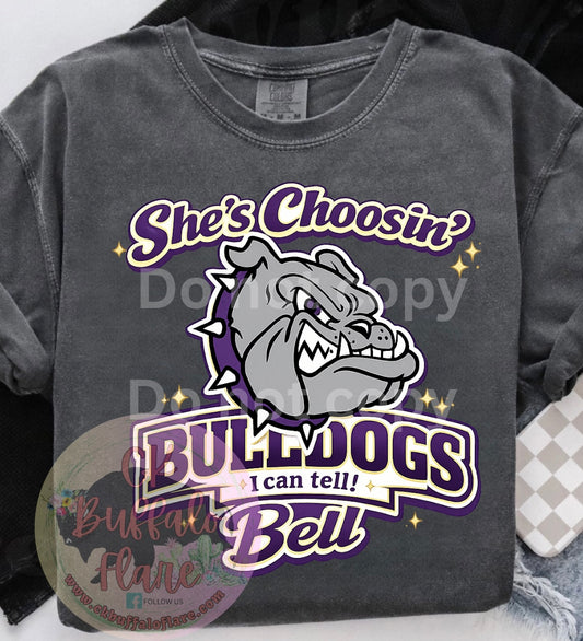 She’s Choosin’ BELL BULLDOGS I can tell!