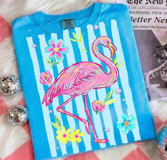 Flamingo summer