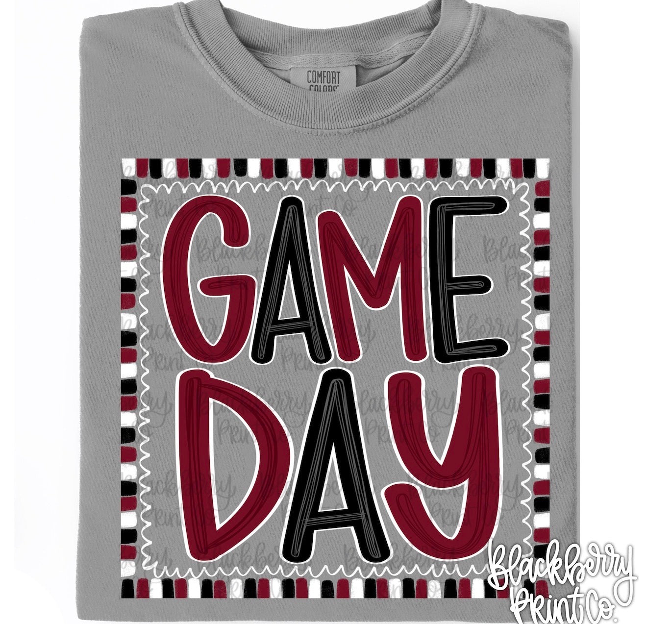 Game Day maroon and black