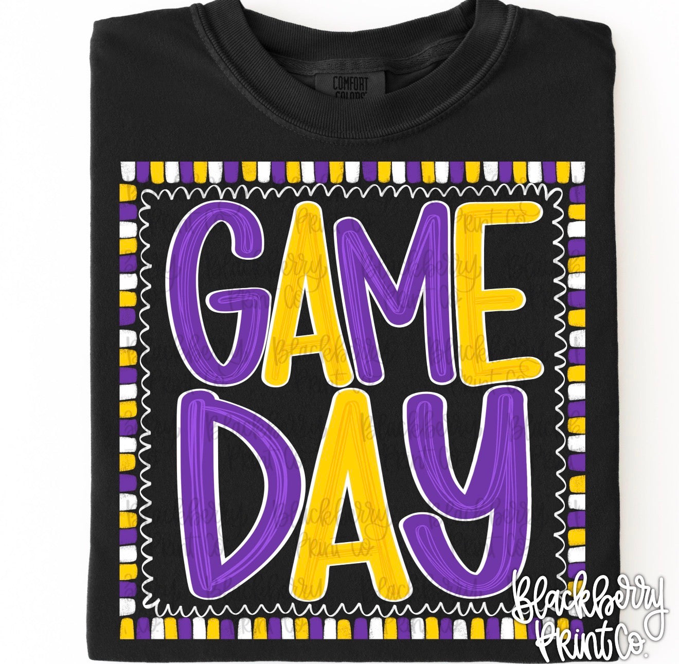 Game Day purple Gold