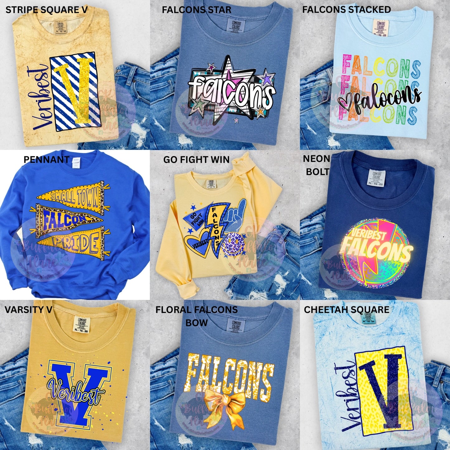 VERIBEST FALCONS (MULTIPLE DESIGNS TO CHOOSE FROM)