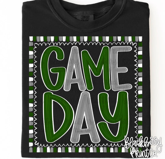 Game Day green & gray