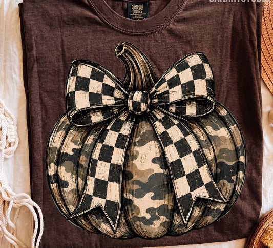 camo pumpkin
