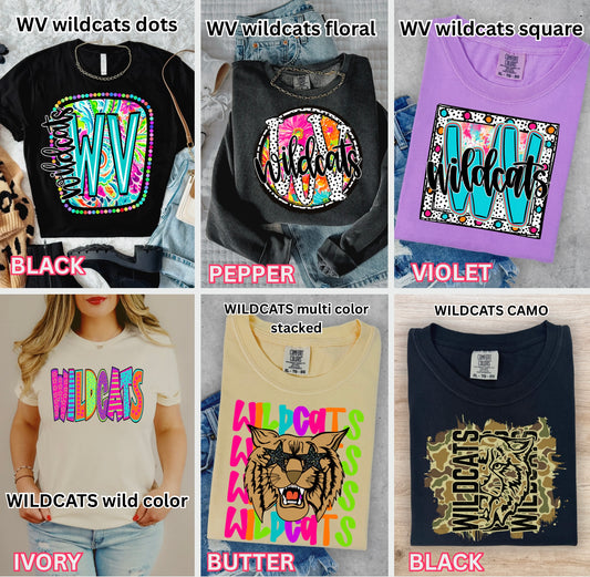 Water Valley Wildcats (multiple designs listed)#1