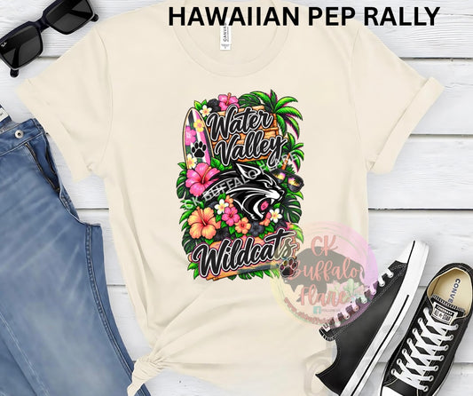 Hawaiian pep rally wildcats