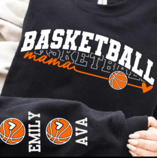 Basketball Mama Personalized sleeve