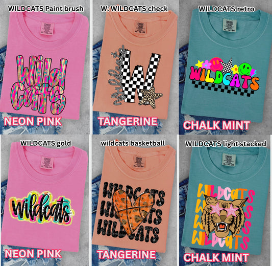 Water Valley Wildcats (six designs listed) #3
