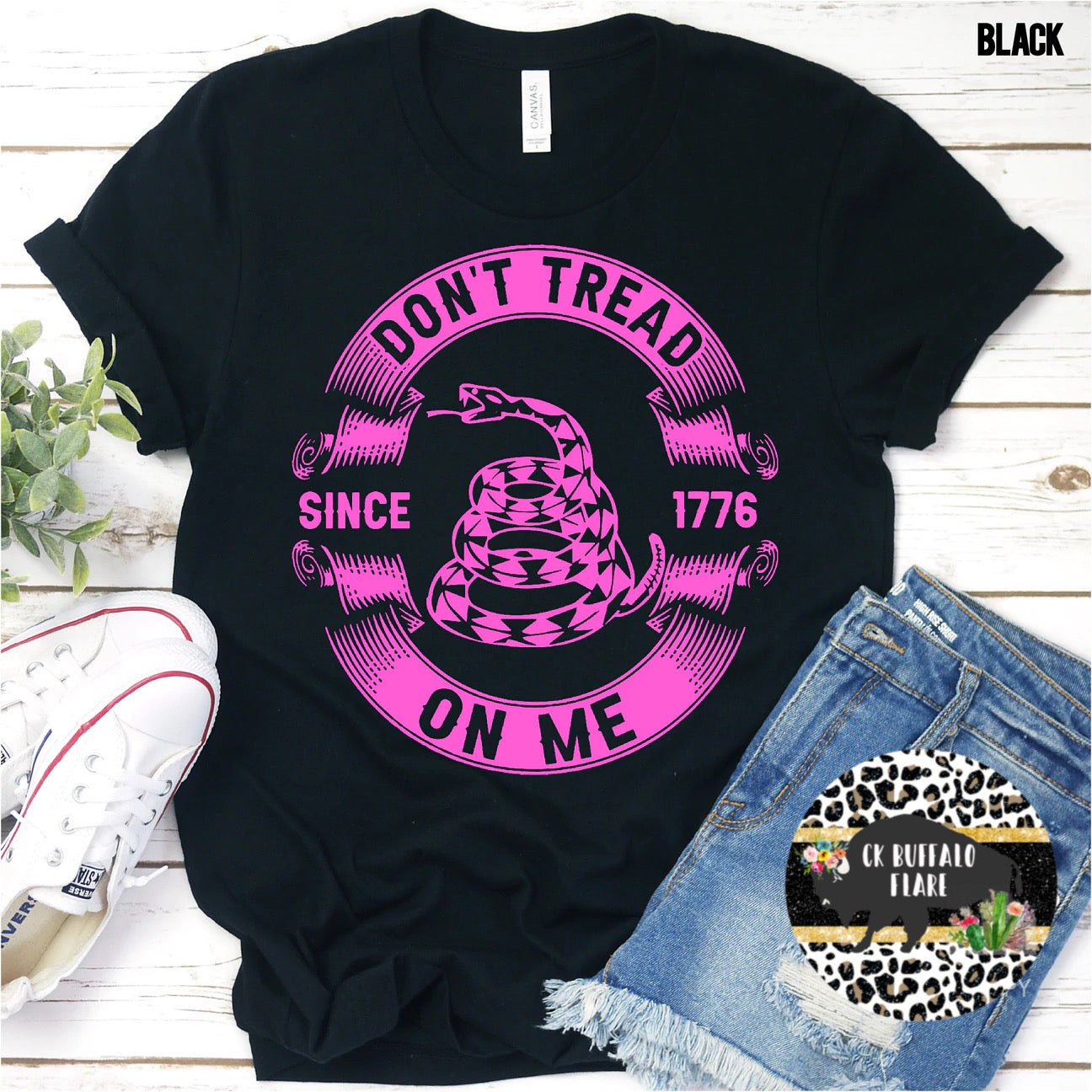 Don’t Tread on me Pink font